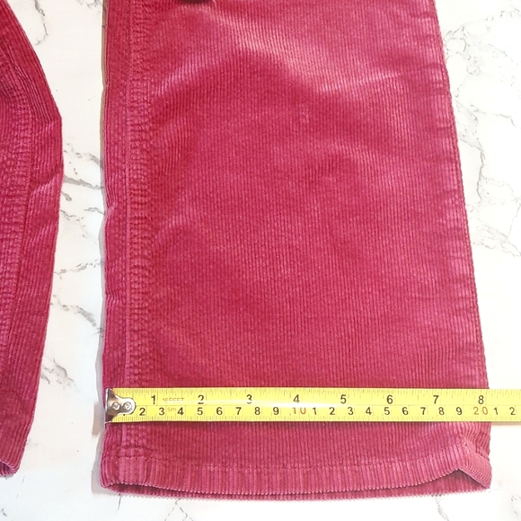 Pilcro Raspberry Corduroy Pants, Size 27 - Picture 10 of 10